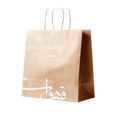 Dots Kraft Paper Shopping Bag