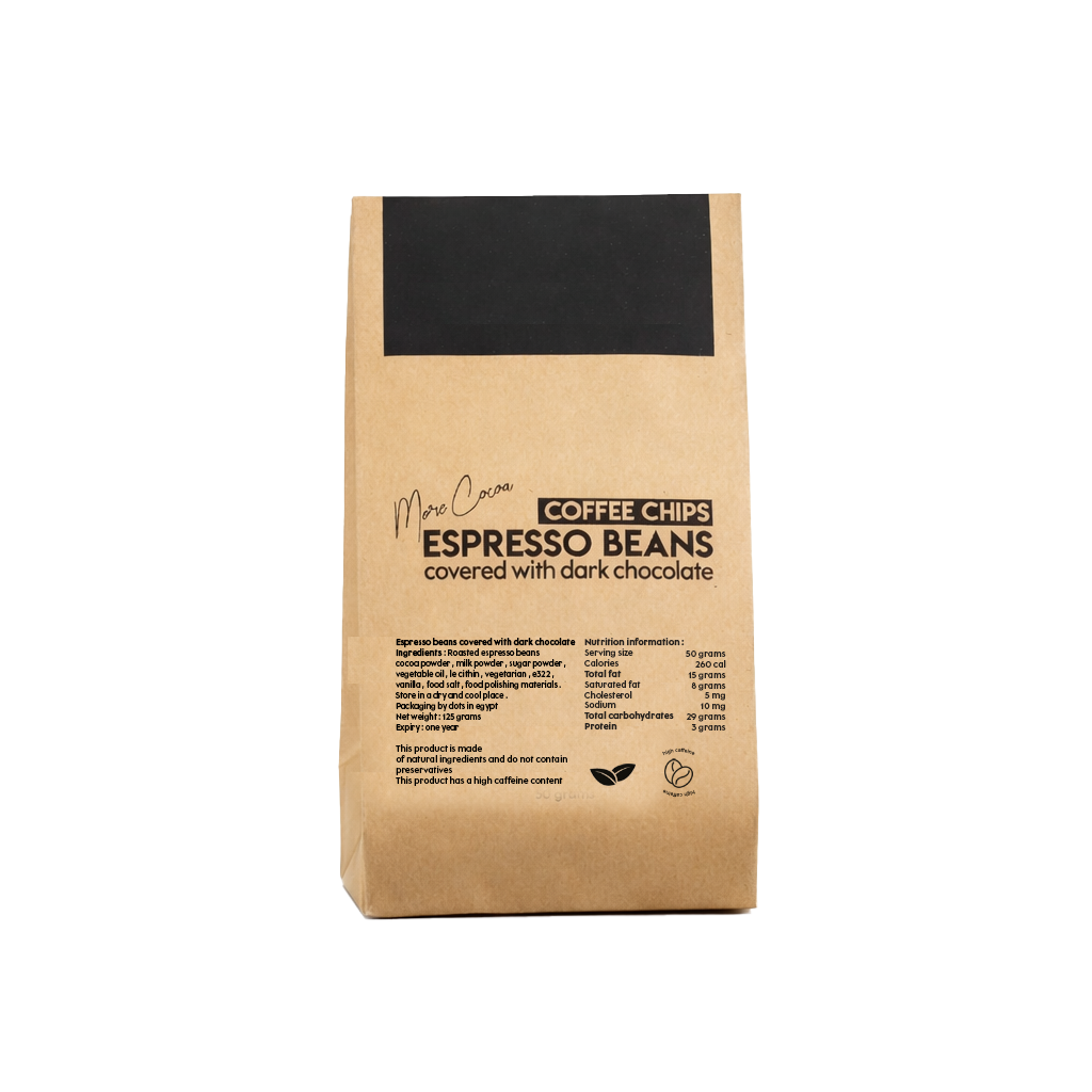 dots espresso beans  dark chocolate